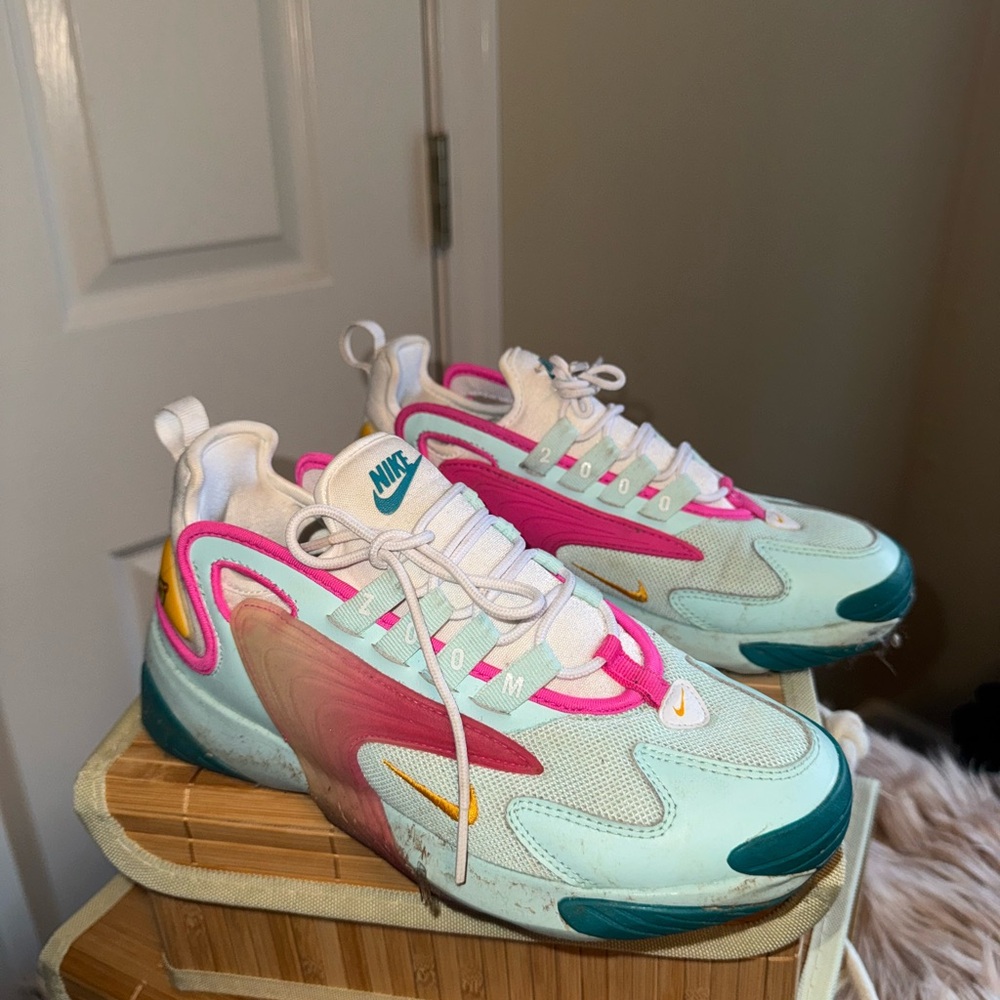 Nike zoom 2k blue and Pink Sneakers